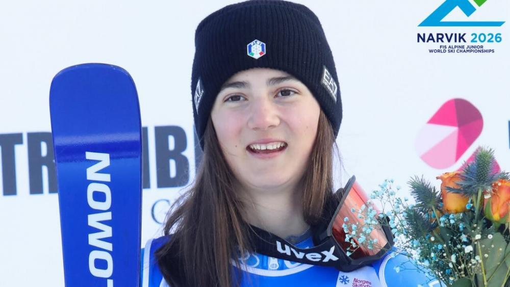 Anna Trocker hat am Donnerstag in Narvik die Goldmedaille im Junioren-WM-Riesentorlauf geholt.