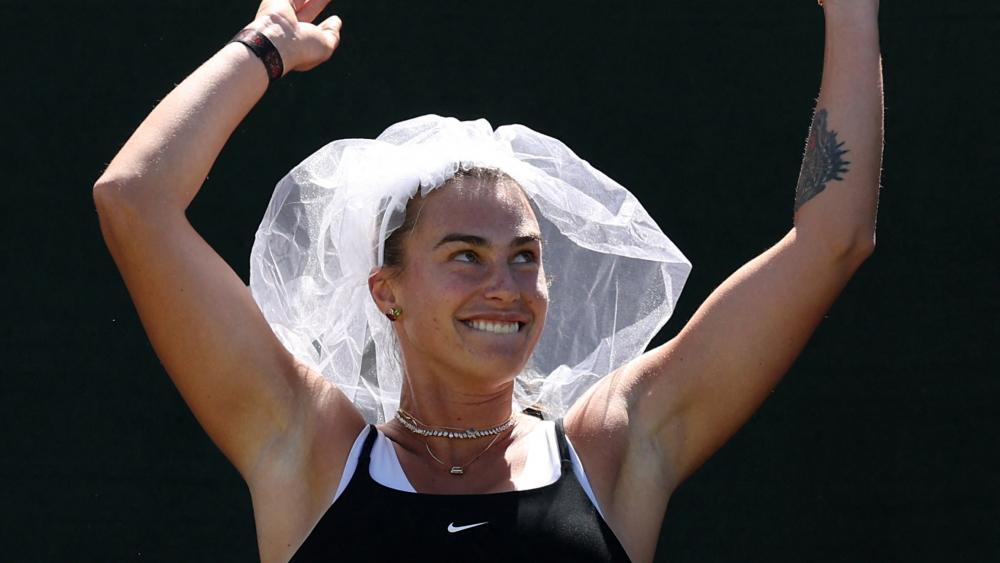 Aryna Sabalenka hatte richtig Spaß. © APA / CLIVE BRUNSKILL