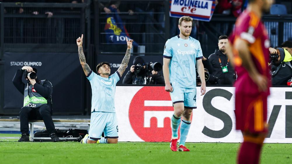 Bologna steht im Viertelfinale der UEFA Europa League. © ANSA / ANGELO CARCONI