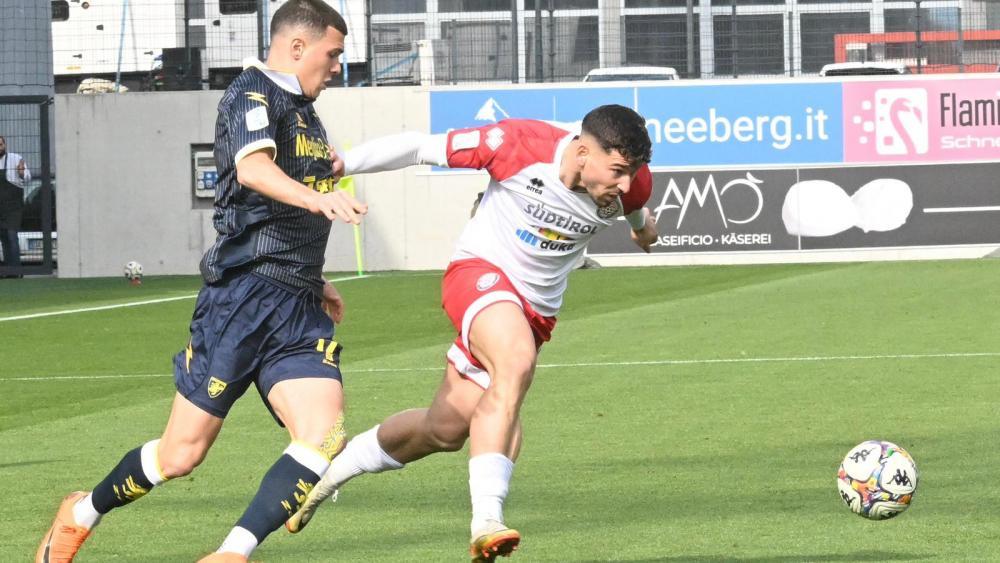 .Der FC Südtirol ist zu Hause gegen Frosinone gefordert. © DLife/Luca Ognibene