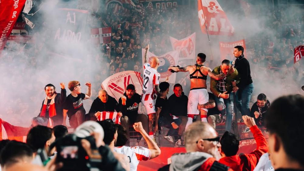 Der Jubel in Vicenza war am Montagabend grenzenlos. © Instagram/lrvicenza