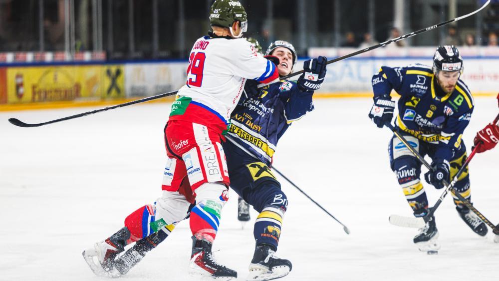 Die Grödner wollen auch die Zeller Eisbären aus dem Weg räumen. © EKZ/Radlwimmer