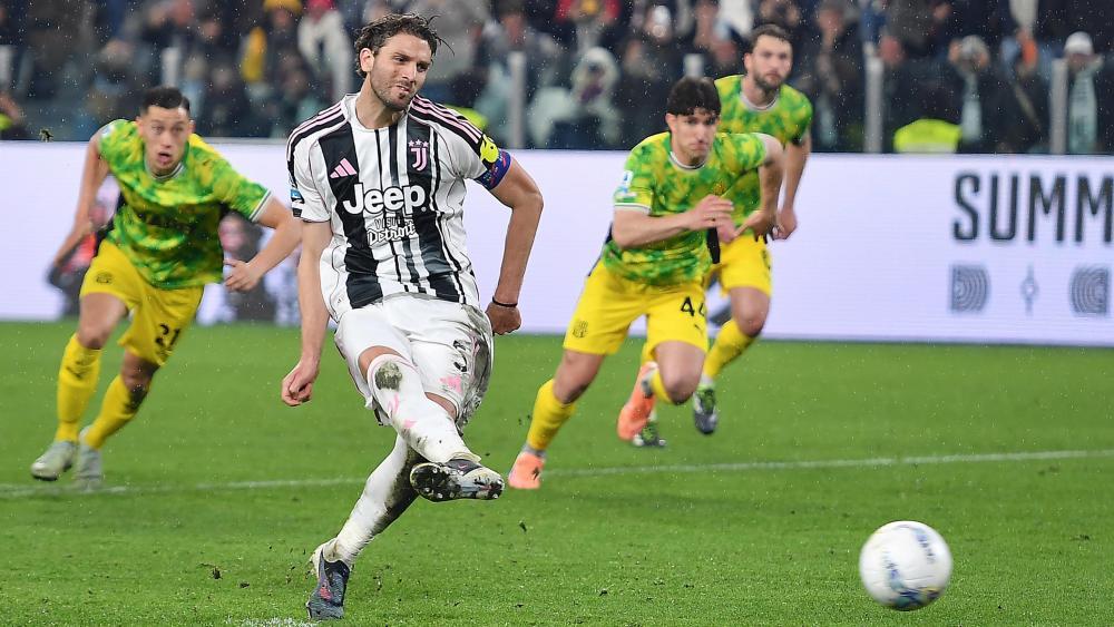 In dieser Szene verschoss Manuel Locatelli einen Elfmeter. © ANSA / Alessandro        Di Marco