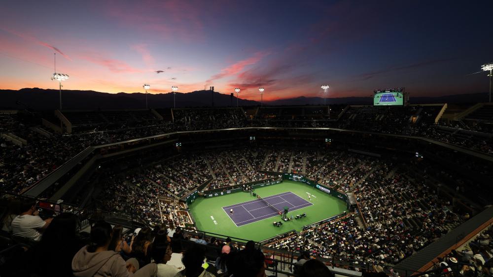 In Indian Wells ist alles bereit. © GETTY IMAGES NORTH AMERICA / CLIVE BRUNSKILL