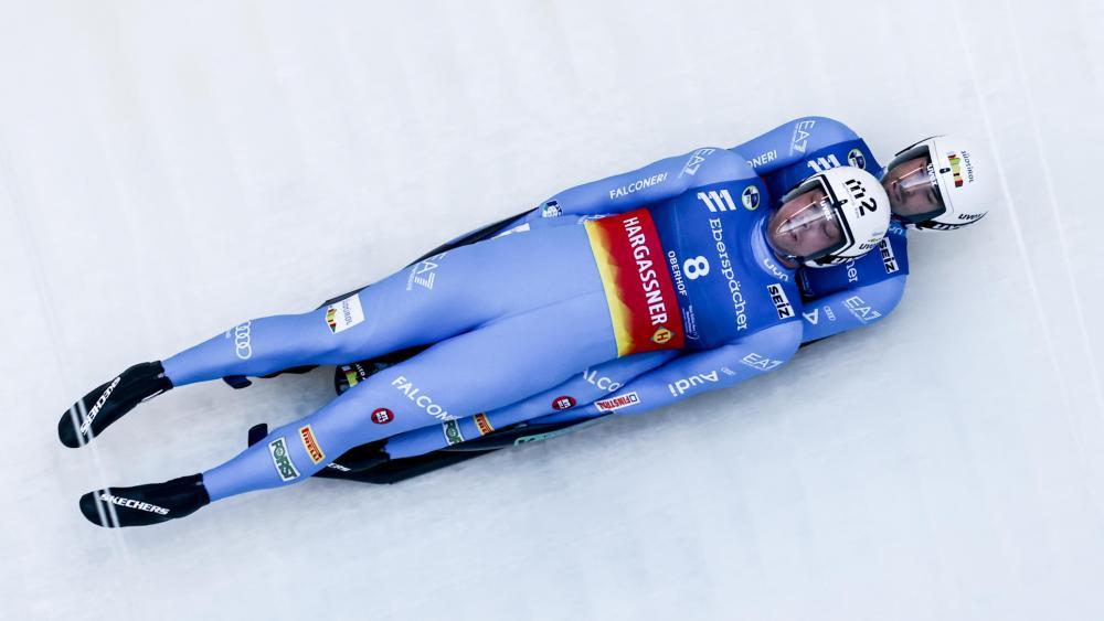 Ivan Nagler und Fabian Malleier haben das Podest knapp verpasst. © ANSA / FILIP SINGER