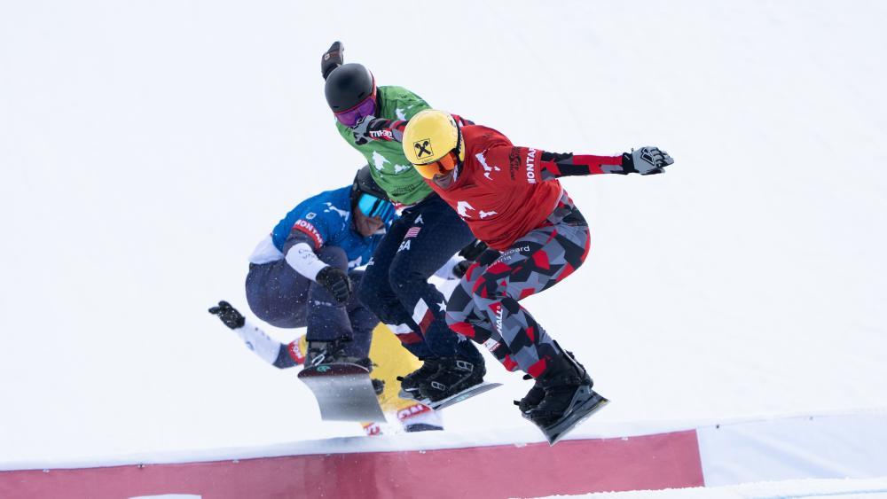 Jakob Dusek (vorne) holte sich den Sieg. © Tobias Unterhofer / GIOVANNI ZENONI