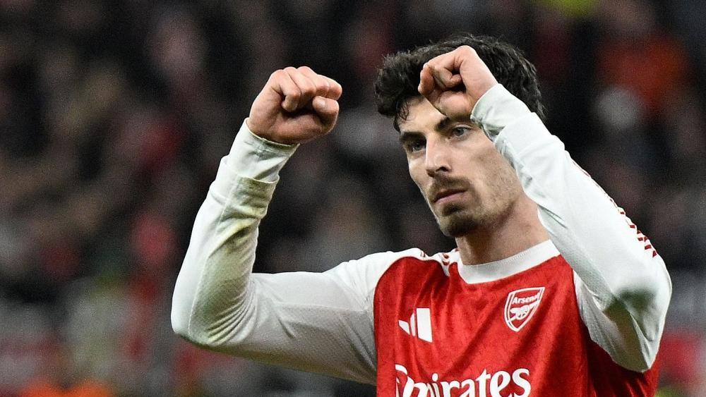 Kai Havertz verhindert die erste Champions-League-Pleite von Arsenal. © APA/afp / INA FASSBENDER