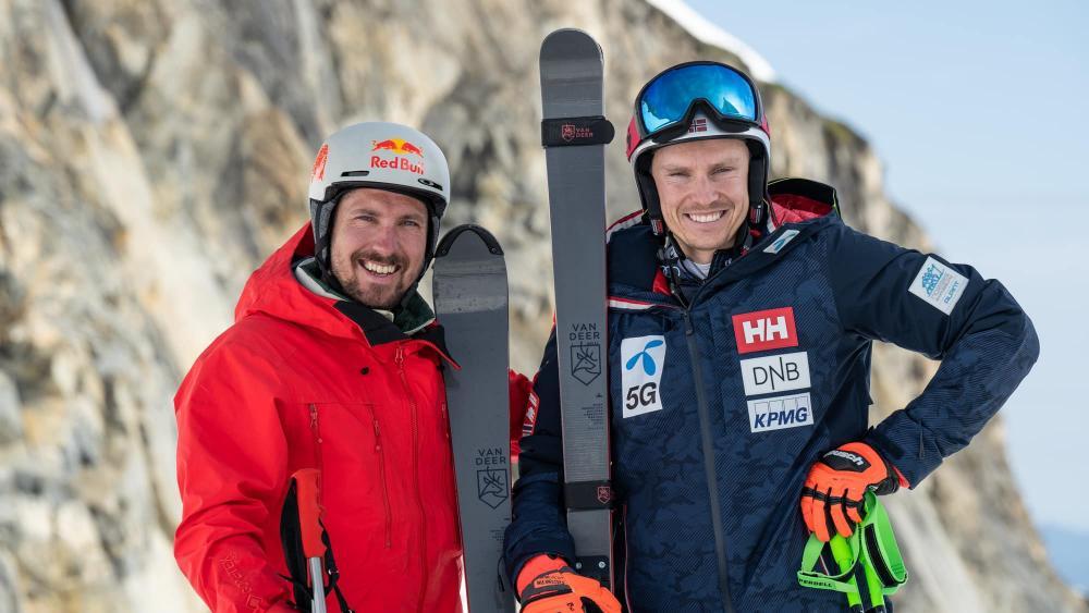 Marcel Hirscher und Henrik Kristoffersen (rechts) gehen getrennte Wege. © Social Media