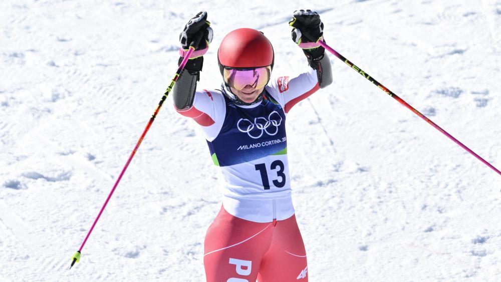 Maryna Gasienica-Daniel musste unters Messer. © AFP / TIZIANA FABI