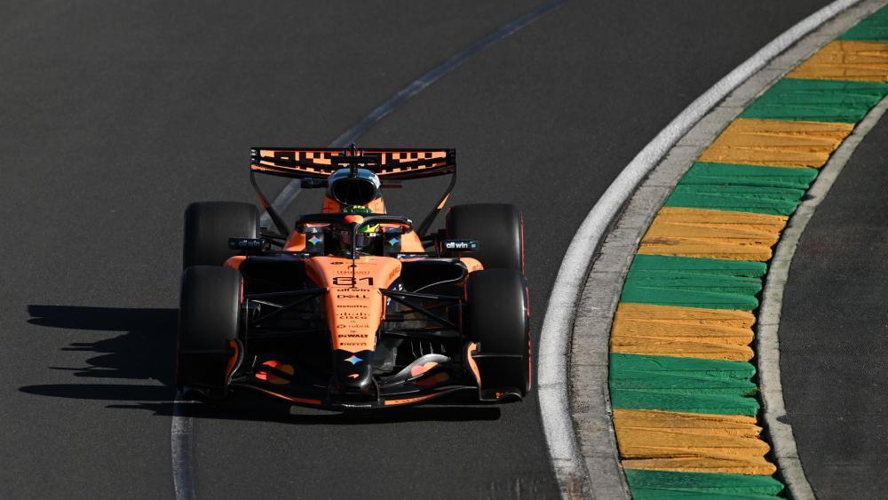Oscar Piastri war im McLaren schnell unterwegs. © ANSA / JOEL CARRETT