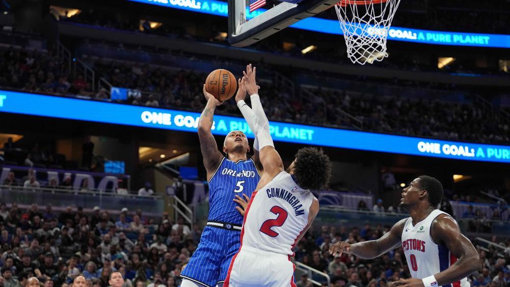 Paolo Banchero und Co. mussten sich geschlagen geben. © APA / PETER JONELEIT