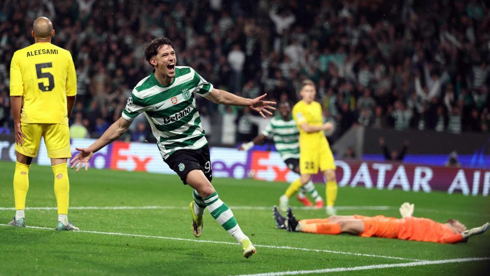 Rafael Nel schoss das 5:0. © APA/afp / PATRICIA DE MELO MOREIRA