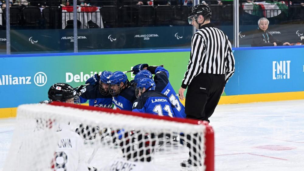 So ausgelassen jubelten die Azzurri. © Masi-GMT CIP