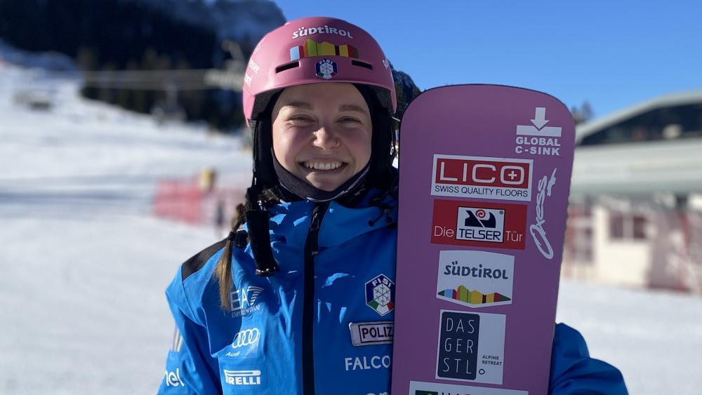 So strahlt eine Podestfrau: Jasmin Coratti.