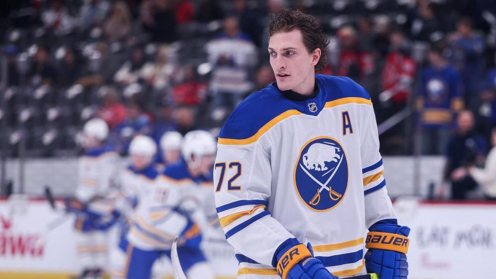 Tage Thompson von den Buffalo Sabres. © APA / ISHIKA SAMANT