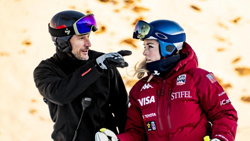 Aksel Lund Svindal und Lindsey Vonn gehen offenbar getrennte Wege. © ANSA / JEAN-CHRISTOPHE BOTT