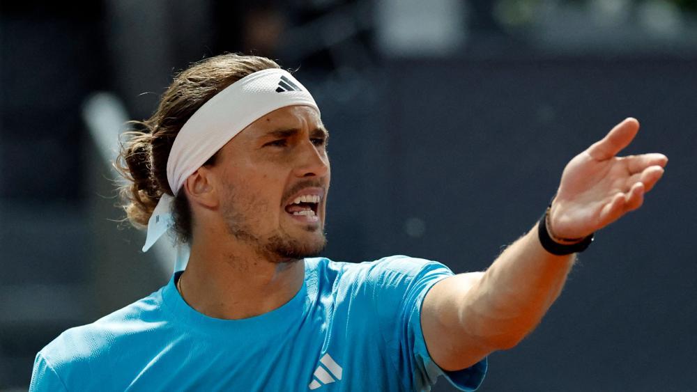 Alexander Zverev, Tennis-Superstar aus Deutschland. © APA/afp / OSCAR DEL POZO