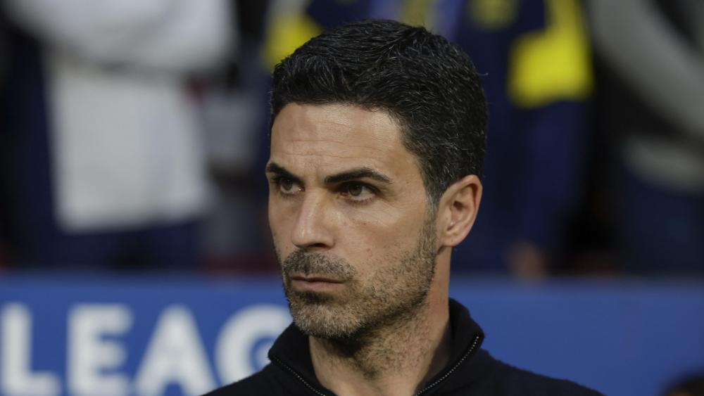 Arsenal-Coach Mikel Arteta war angefressen. © ANSA / JUANJO MARTIN