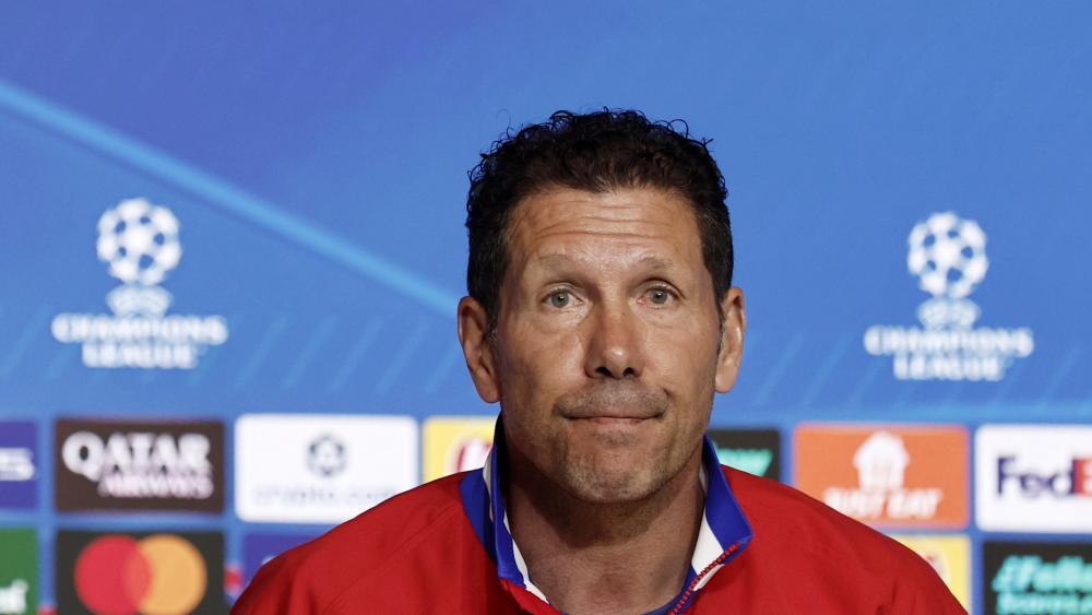 Atletico-Trainer Diego Simeone will erstmals die Champions League gewinnen. © ANSA / SERGIO PEREZ