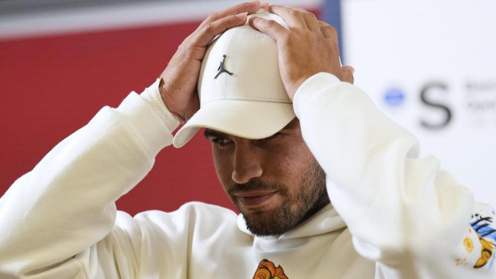 Carlos Alcaraz ist derzeit verletzt. © ANSA / Alejandro Garcia