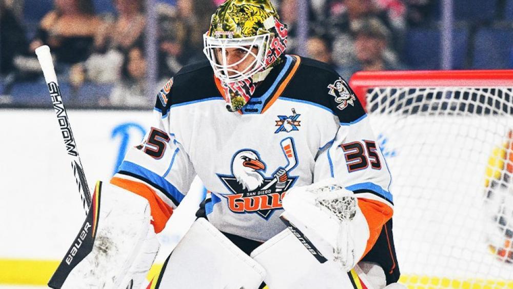 Damian Clara in den Farben der San Diego Gulls. © San Diego Gulls