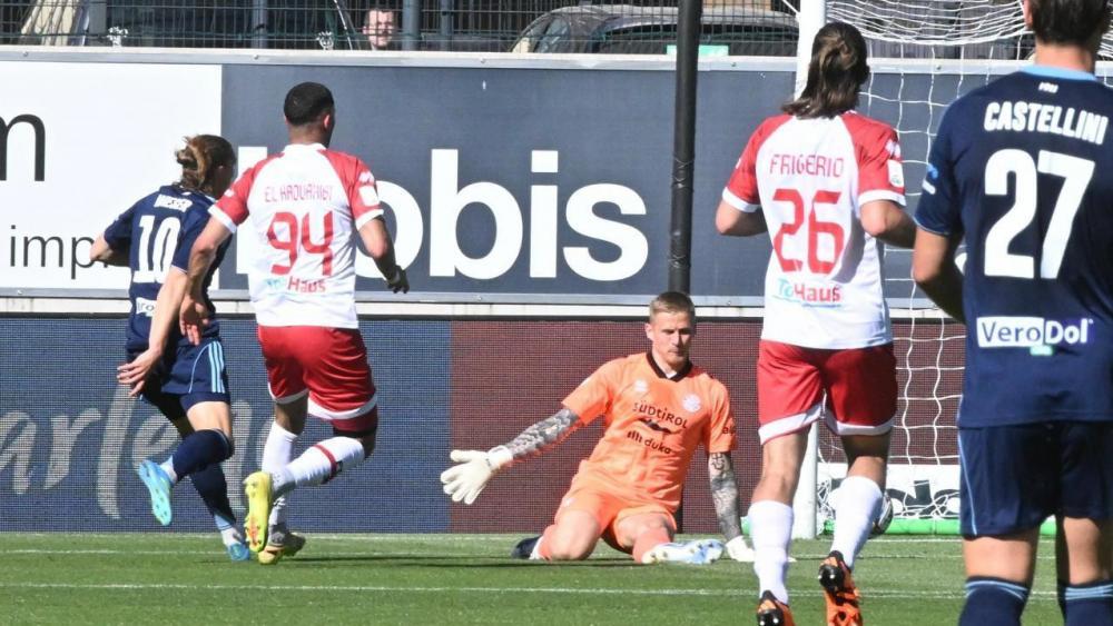 David Wieser traf am Samstag gegen den FC Südtirol. © DLife/Luca Ognibene