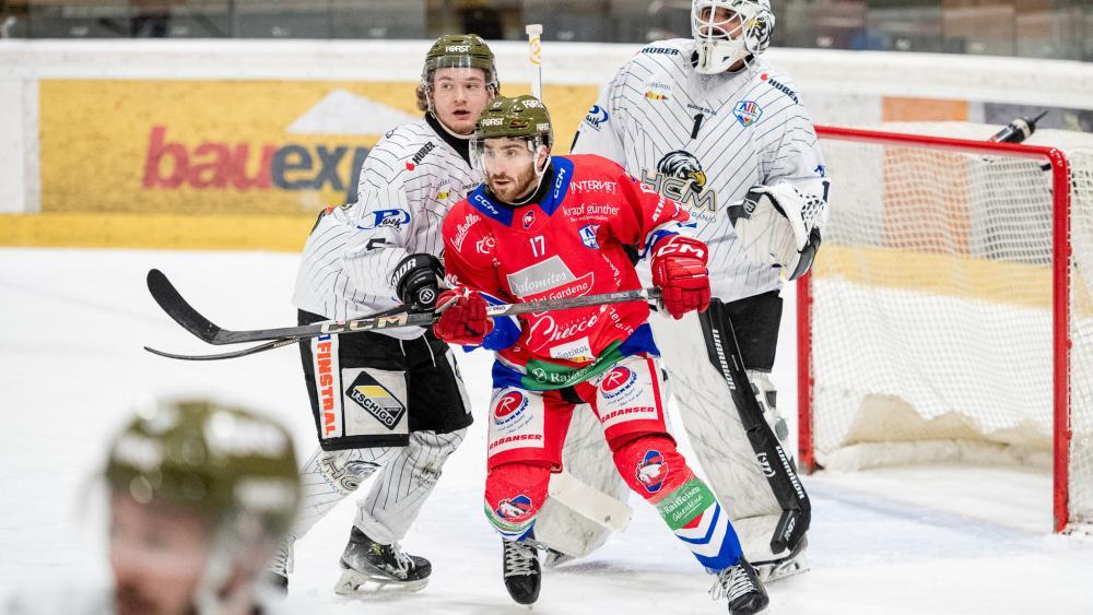 Der HC Gherdëina und der HC Meran kreuzen im Finale der Alps Hockey League ihre Säbel. © matthaeus kostner / matthaeus kostner