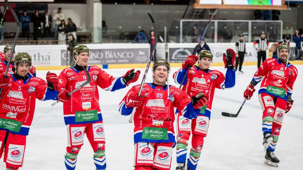 Der HC Gröden steht im Finale der Alps Hockey League. © matthaeus kostner