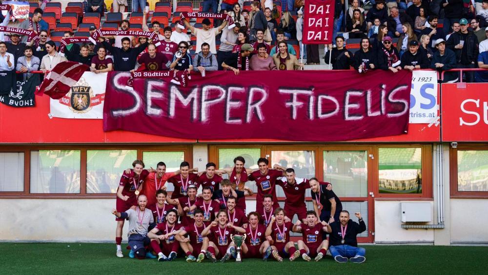 Der SG Südtirol will das Cupfinale gewinnen.