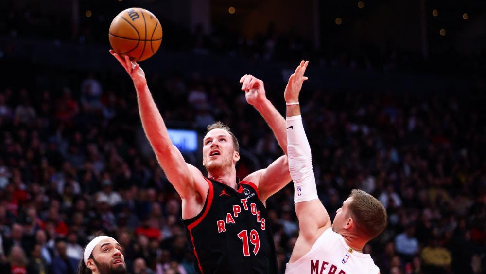 Der Wiener Jakob Pöltl ist ein Fixpunkt bei den Toronto Raptors. © APA / COLE BURSTON