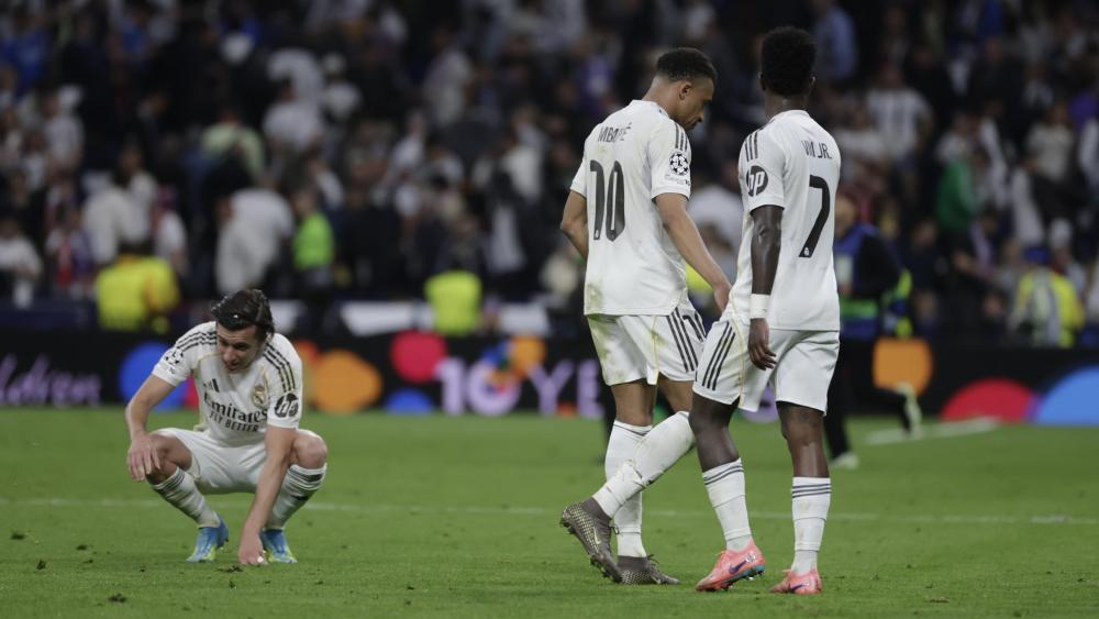 Die Real-Stars waren geknickst. © ANSA / JUANJO MARTIN