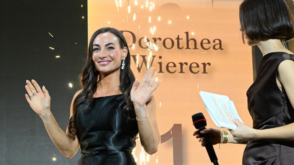 Dorothea Wierer gewann ein sechstes und letztes Mal die Trophäe als Sportlerin des Jahres. © DLife