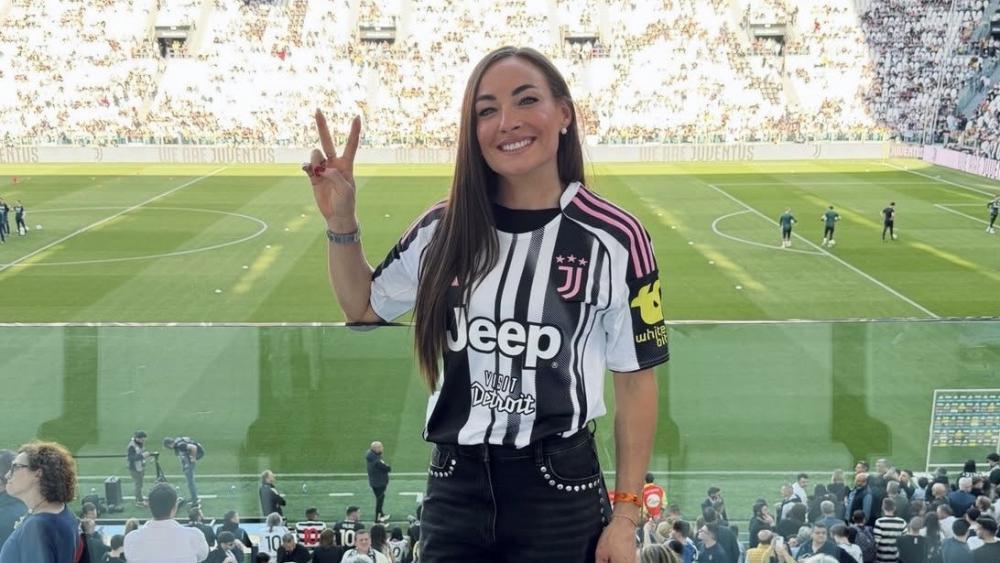 Dorothea Wierer zu Gast im Juventus Stadium. © dorothea_wierer