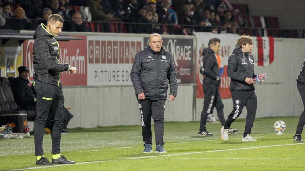 Fabrizio Castori bezog zum Unentschieden in Cesena Stellung. © FC Südtirol