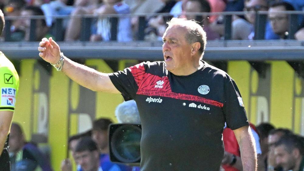 Fabrizio Castori will den freien Fall des FC Südtirol stoppen. © DLife