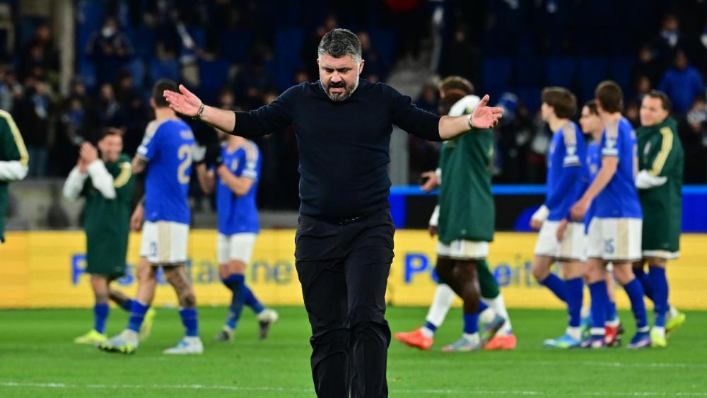 Gennaro Gattuso ist nicht mehr Nationaltrainer Italiens. © ANSA / MICHELE MARAVIGLIA / Z81