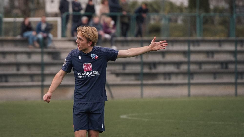 Grödens Abwehrchef Michael Perathoner. © det