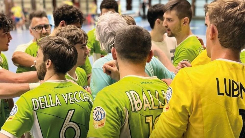 Großer Jubel bei den Brixner Handballern.