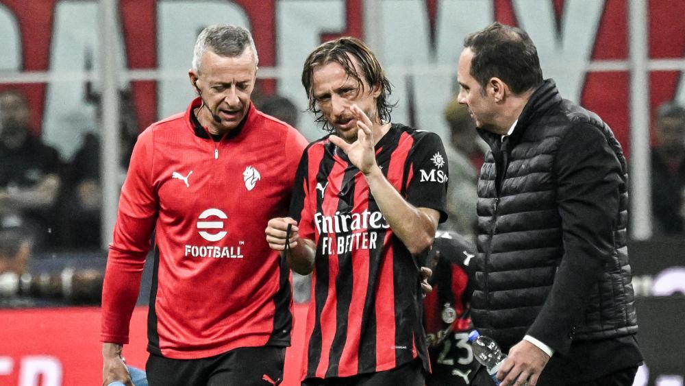 Luka Modric verletzte sich schwer. © ANSA / MATTEO BAZZI
