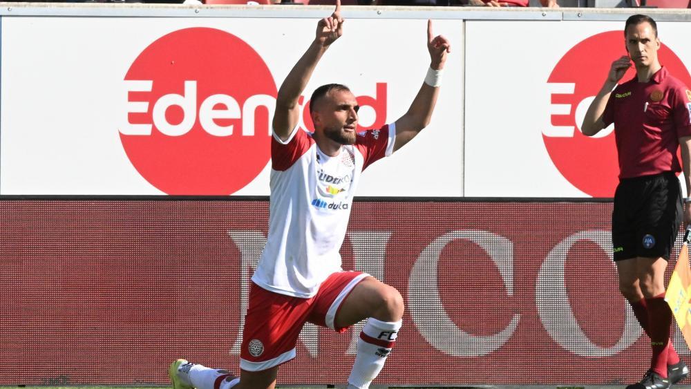 Nicola Pietrangeli bejubelte seinen Treffer zum 1:1. © DLife/Luca Ognibene