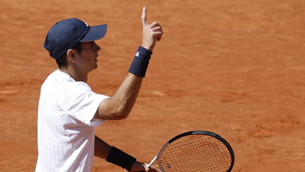 Rafa Jodar trifft in Madrid auf Jannik Sinner. © ANSA / Chema Moya