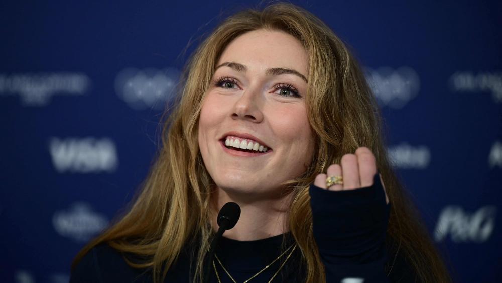 Ski-Superstar Mikaela Shiffrin. © APA/afp / STEFANO RELLANDINI