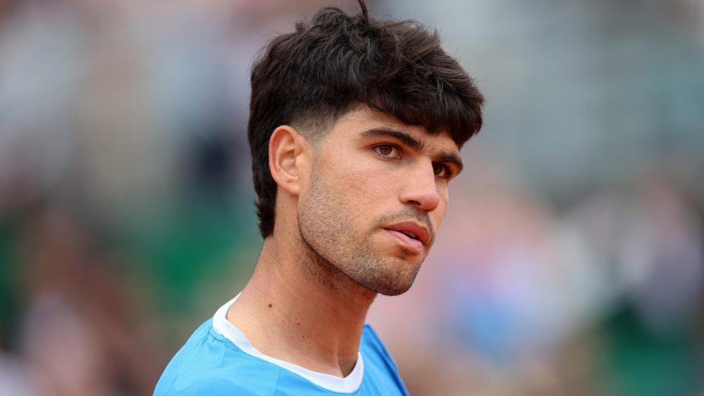 Tennis-Superstar Carlos Alcaraz. © APA/afp / VALERY HACHE