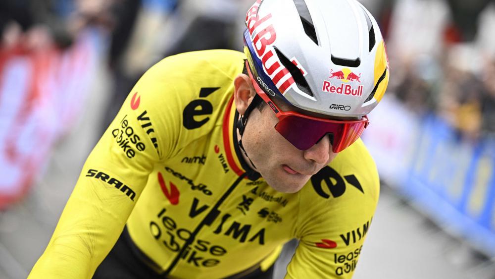 Wout van Aert  musste sich geschlagen geben. © APA/afp / JASPER JACOBS