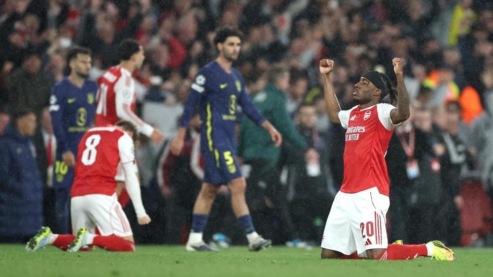 Arsenal ist in das Finale der Champions League eingezogen. © ANSA / NEIL HALL