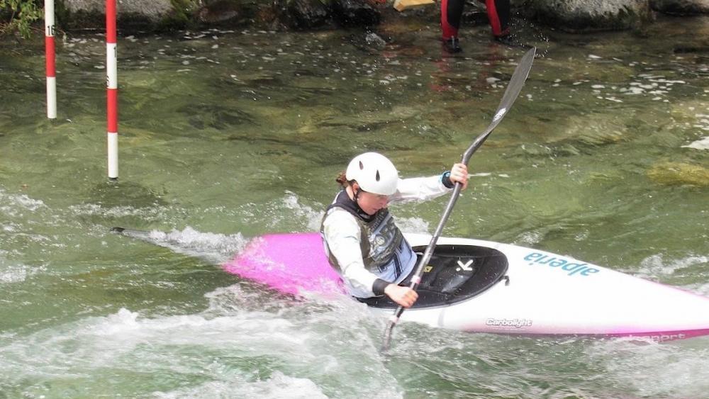 Carolin Schaller gibt Vollgas.