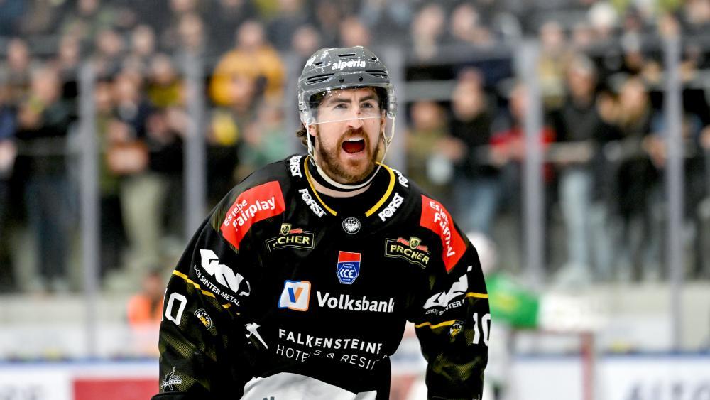 Cole Bardreau war nicht zu bremsen. © I. Foppa (5) / HC Pustertal