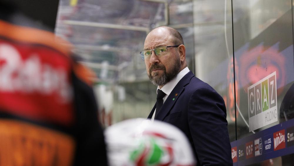 Dan Lacroix bleibt Trainer in Graz. © APA / ERWIN SCHERIAU