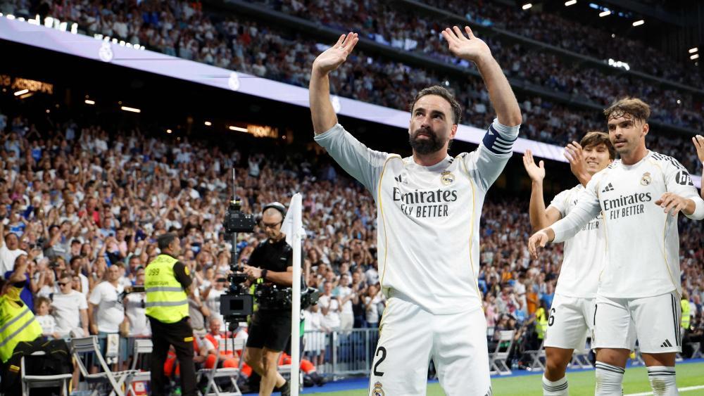 Dani Carvajal fährt nicht zur WM. © APA/afp / PIERRE-PHILIPPE MARCOU