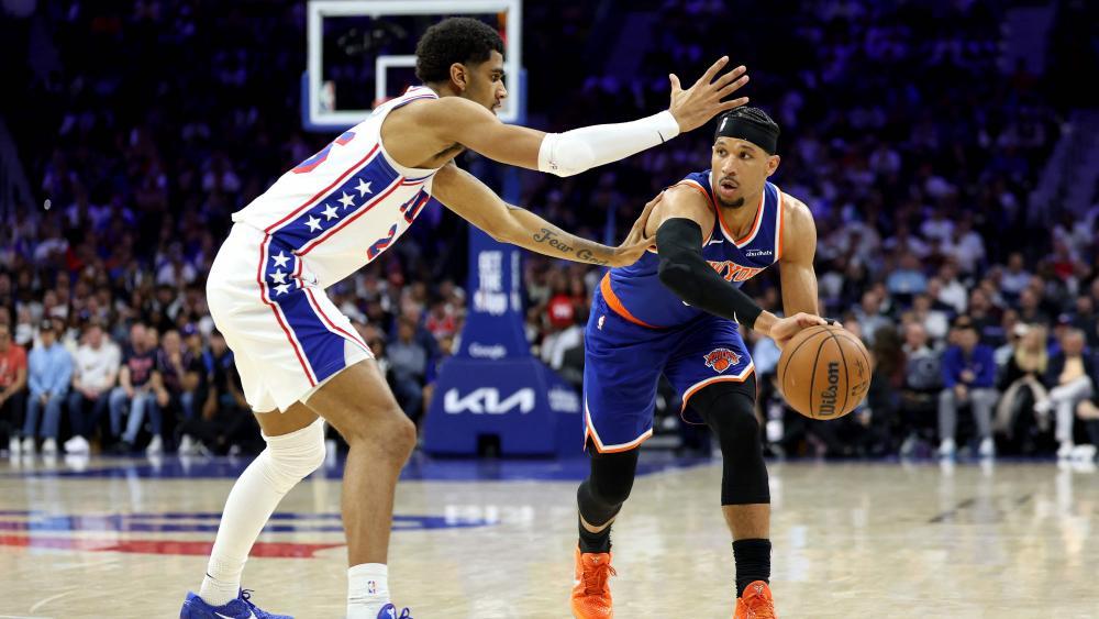 Die New York Knicks sind dem Einzug ins Finale der Easterns Conference ganz nahe. © APA / EMILEE CHINN